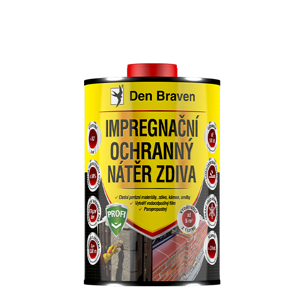 Impregnační a ochranný nátěr zdiva PROFI