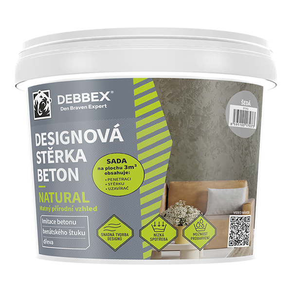Designová stěrka BETON NATURAL