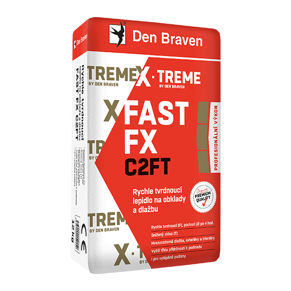 Rychle tvrdnoucí lepidlo na obklady a dlažbu FAST FX C2FT