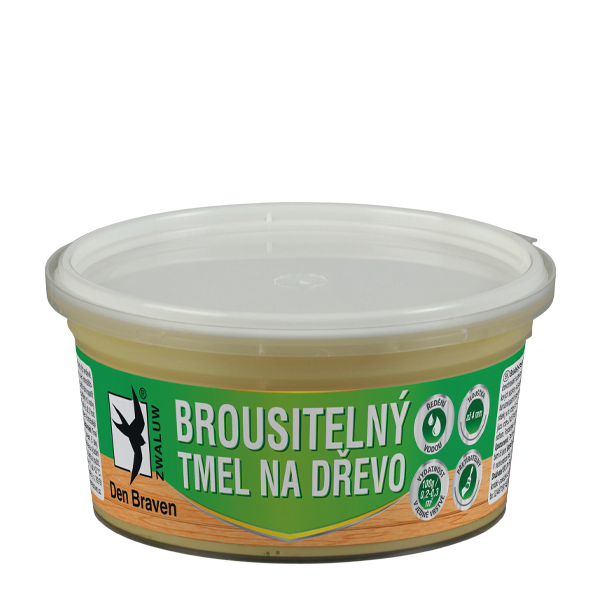 Brousitelný tmel na dřevo