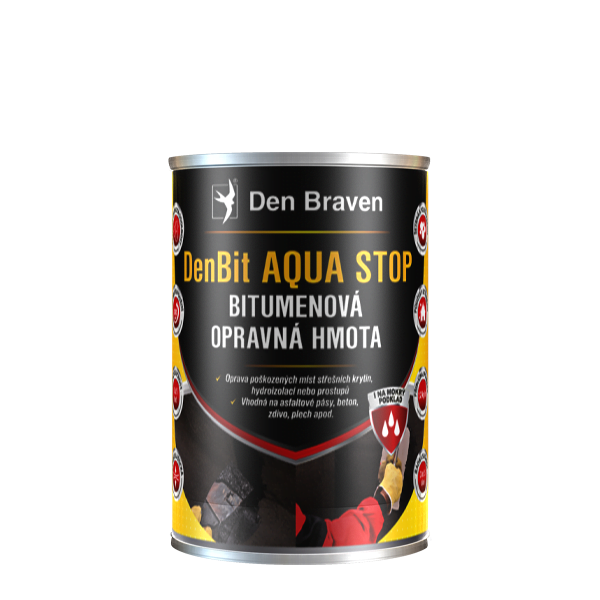 DenBit AQUA STOP bitumenová opravná hmota