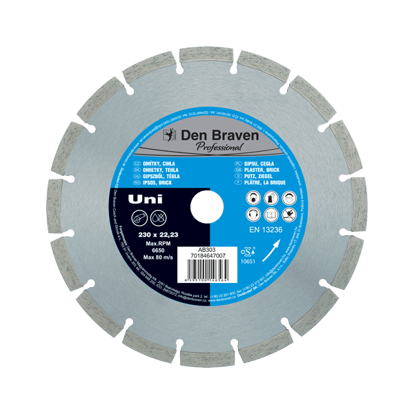 DIA kotouč řezný PROFI UNI