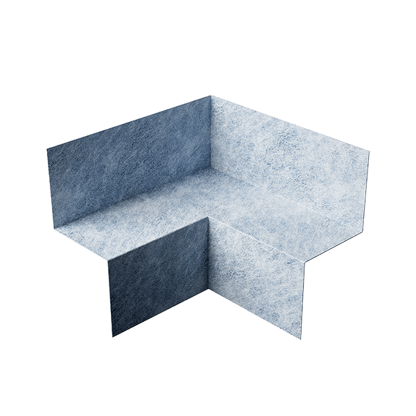 Fleecový těsnicí roh 2v1