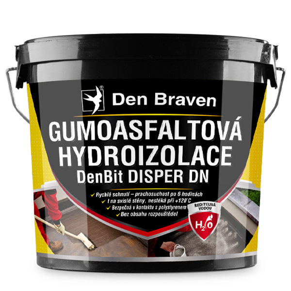 Gumoasfaltová hydroizolace DenBit DISPER DN