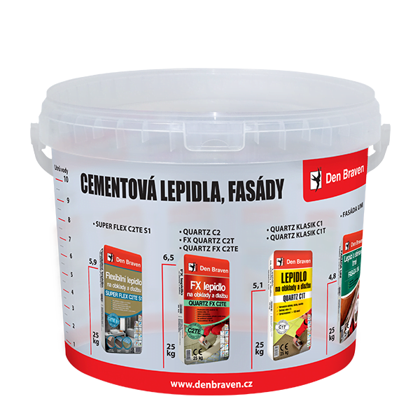 Kbelík na záměsovou vodu pro sypké směsi