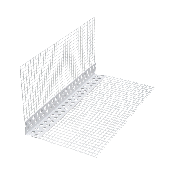 Kombi lišta rohová (PLAST) s tkaninou