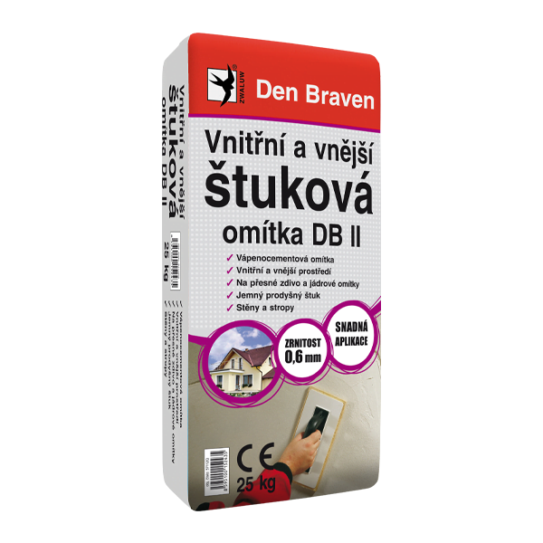 Vnitřní a vnější štuková omítka DB II